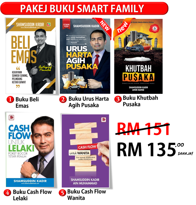 Pakej Buku Smart Family (5 Set Buku SK)